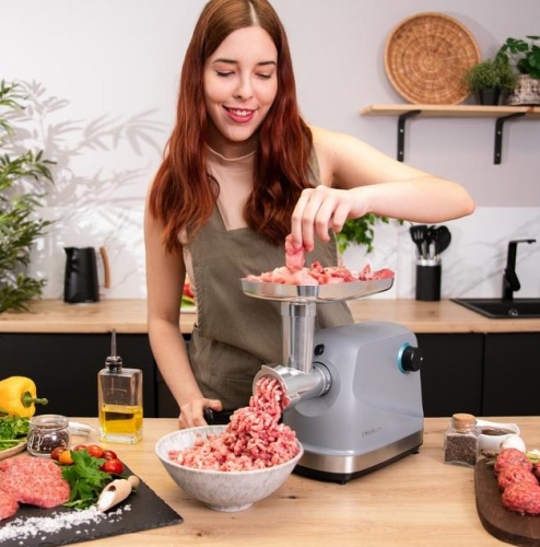 Picadora de Carne Cecotec Crusher 1400 Steel – 1360 W