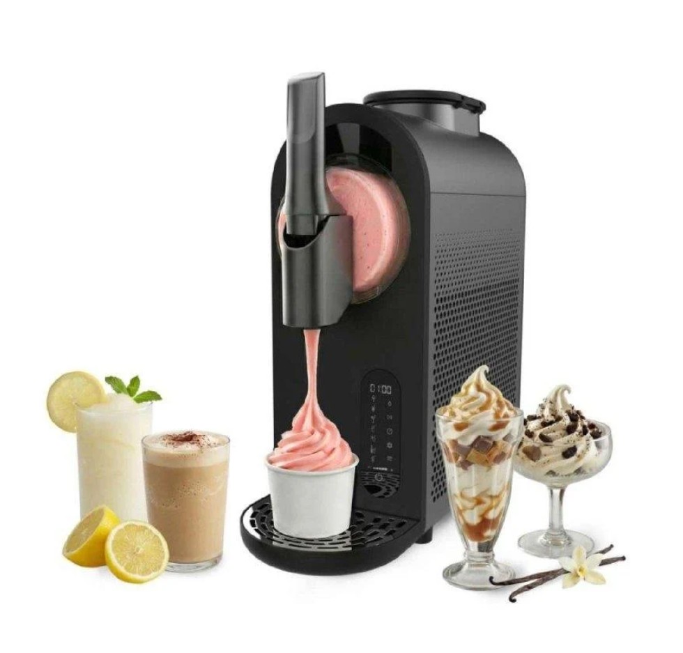 Máquina de Granizados e Gelados Cecotec Twist&Ice Cream 1,5 L – 9 Modos – Touch – Compressor