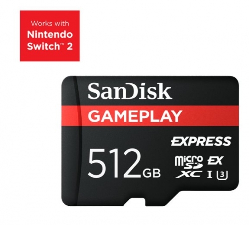 Cartão de memória SanDisk flash 512 GB UHS-I U3 microSDXC UHS-I - SDSQXFN-512G-GN6GN