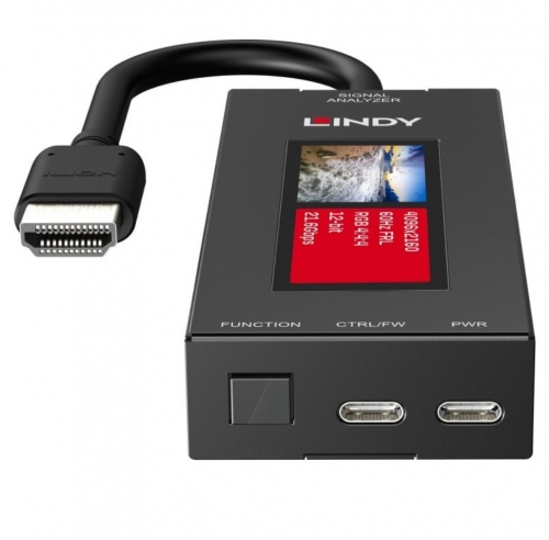 Analisador Profissional de Sinal Lindy 32695 - HDMI 8K60