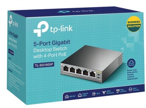 Switch 5 portas TP-LINK TL-SG1005P 