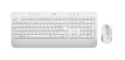 Logitech Signature MK650 Combo for Business Conjunto de teclado e rato sem fios Bluetooth LE QWERTY Nórdico (Dinamarquês/Finlandês/Norueguês/Sueco) branco sujo , 920-011038