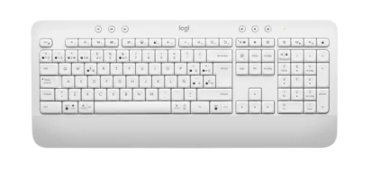 Logitech Signature MK650 Combo for Business Conjunto de teclado e rato sem fios Bluetooth LE QWERTY Nórdico (Dinamarquês/Finlandês/Norueguês/Sueco) branco sujo , 920-011038