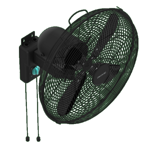 CECOTEC - Ventoinha de Parede EnergySilence 4500 Power Wall Black 8653