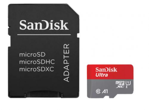 SanDisk Ultra Cartão de memória flash (adaptador microSDXC para SD Incluído) 64 GB microSDXC UHS-I A1 ,SDSQUAB-064G-GN6MT