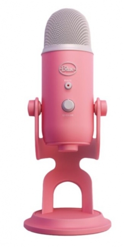 Microfone Logitech 988-000534 USB aurora rosa Yeti