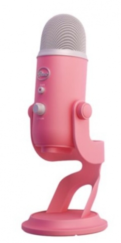 Microfone Logitech 988-000534 USB aurora rosa Yeti