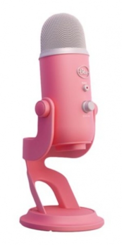 Microfone Logitech 988-000534 USB aurora rosa Yeti