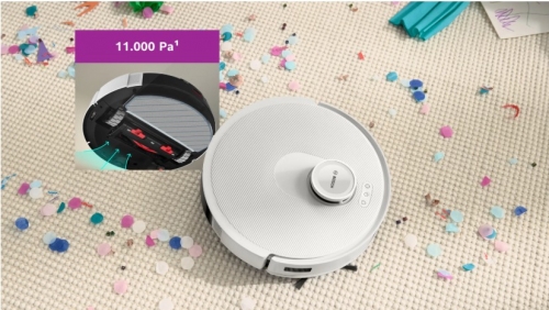 Aspirador Robô Bosch BCRC1W Spotless com Função Aspiração e Lavagem