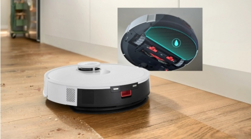 Aspirador Robô Bosch BCRC1W Spotless com Função Aspiração e Lavagem