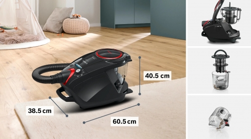 Aspirador sem Saco Bosch Serie 8 ProPower 800W – BGS7POW2
