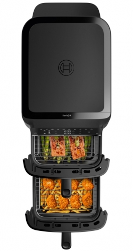 Fritadeira Air Fryer Bosch MAFD661B4 Série 6 12L 2800W Dupla Gaveta