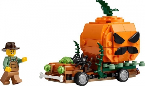 LEGO® Carrinha Pick-Up com Abóbora de Halloween (40822) – Uma Decoração Assustadoramente Divertida