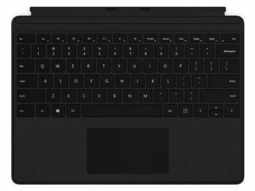 Teclado Microsoft Surface Pro - QJX-00007 com trackpad retroiluminação Inglês preto