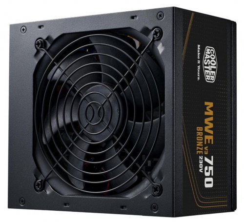 Fonte de Alimentação Cooler Master MWE Bronze 750 V3 230V 750W 80 Plus Bronze – ATX 3.1 (MPE-7501-ACABW-3BEU)