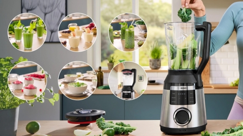 Liquidificadora Bosch Serie 6 VitaPower MMB6762M – 1800 W