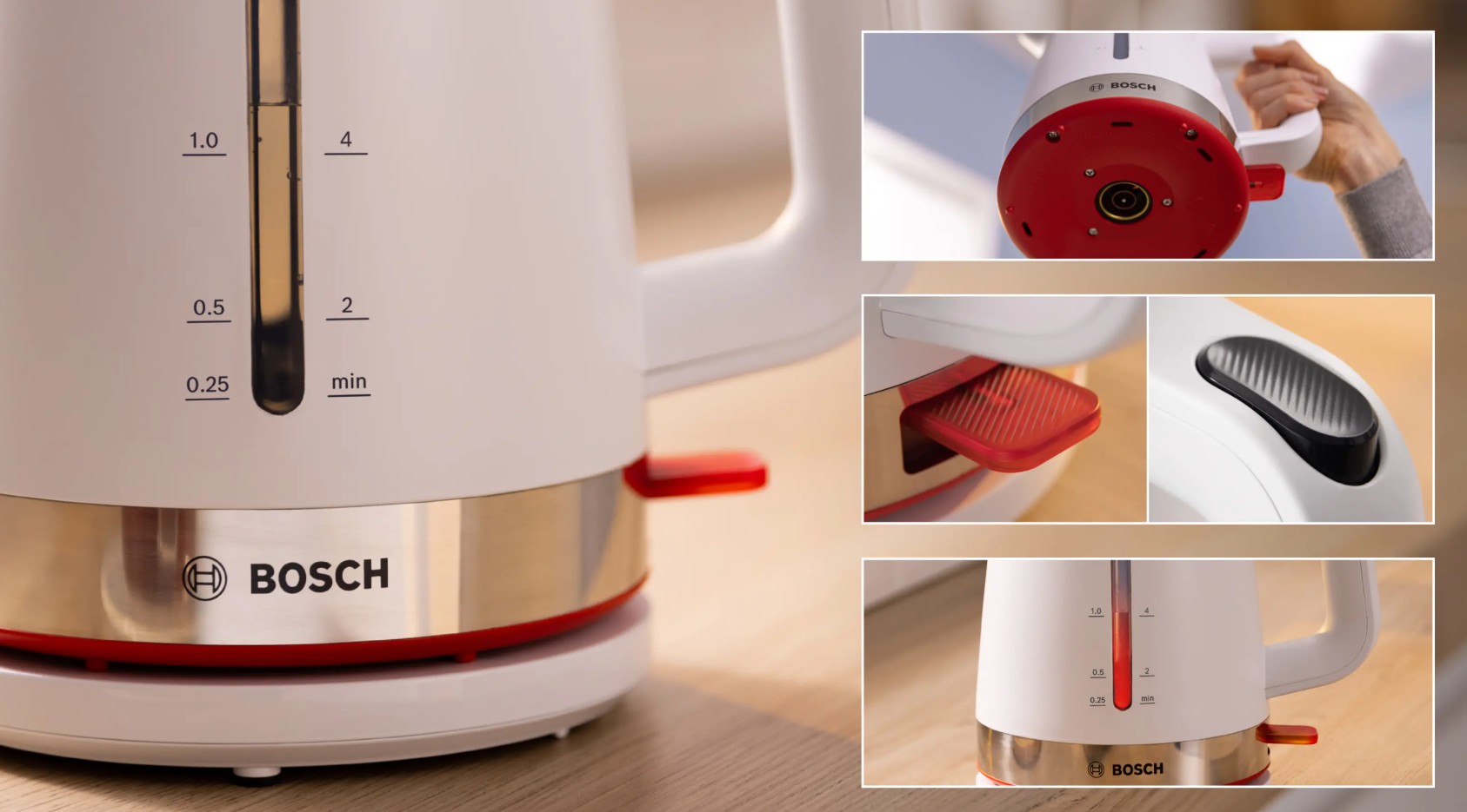 Jarro elétrico Bosch TWK4M221 MyMoment 1,7 L 2400 W Branco