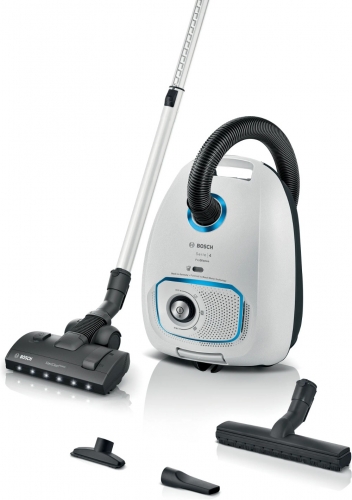 Aspirador BOSCH BGL41SIL0L c/ saco, ProSilence, 4 L, 11 m