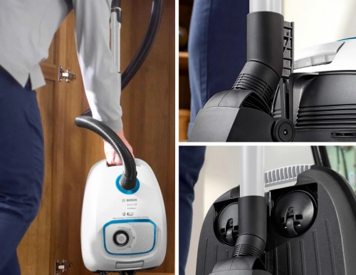 Aspirador BOSCH BGL41SIL0L c/ saco, ProSilence, 4 L, 11 m