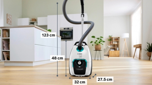 Aspirador BOSCH BGL8HYG0L - com Saco Serie 8 ProHygienic