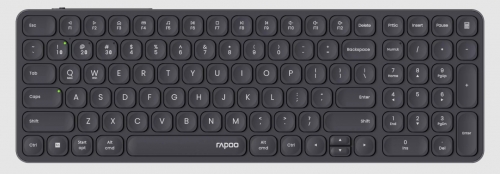 Teclado Sem Fios Rapoo E9710M – Multimodo, Layout PT, Cinzento Escuro