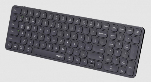 Teclado Sem Fios Rapoo E9710M – Multimodo, Layout PT, Cinzento Escuro
