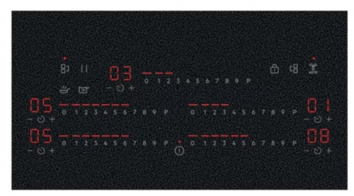 Placa de Indução AEG SaphirMatt® Série 8000 Sense Boil&Fry PI8000S80 – 80 cm