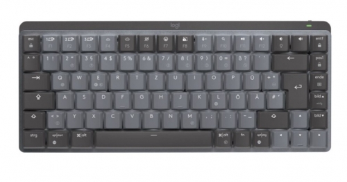 Teclado Logitech MX Mechanical Mini (920-010778) – Sem Fios, Retroiluminado, Bluetooth LE, QWERTY Nórdico, Grafite