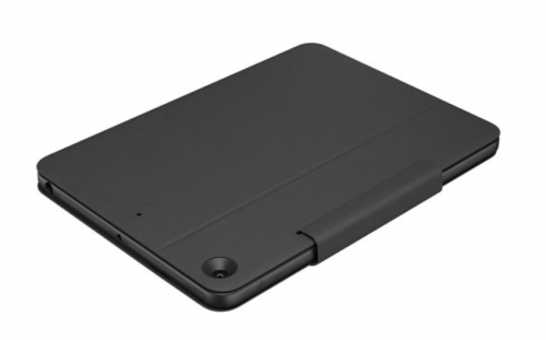 Teclado Logitech Rugged Folio para iPad (920-011206) – Capa com Teclado, Smart Connector, QWERTY Reino Unido, Grafite