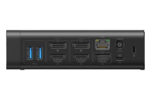 Docking Station Belkin Connect Universal 16-in-1 Triple Display Dock 140W - USB-C, 3 Monitores 4K, DisplayLink, Ethernet 2,5GbE - INC029KQBK