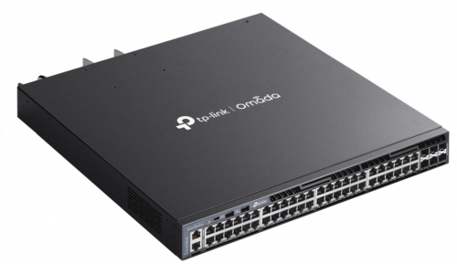 Switch 18 Portas TP-Link Omada SG6654XHP L3 Gerido Empilhável 48× Gigabit PoE+ 6× SFP+ 10GbE 1440W PoE Rack 19"