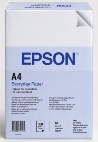 Papel Epson Everyday A4 75g/m² Branco – 500 Folhas – C13S450506