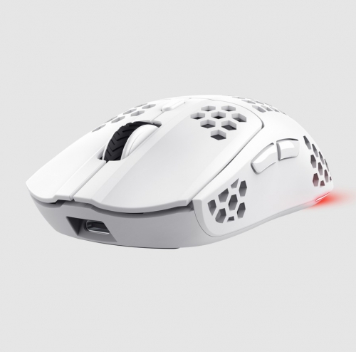 Rato Gaming Sem Fios Trust GXT 929W Helox Ultra-Light Wireless – Branco (25390)