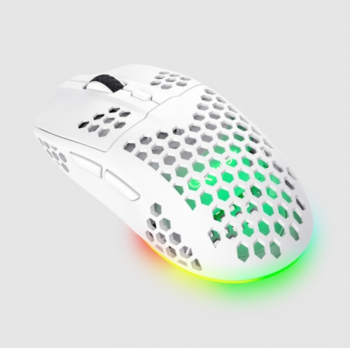 Rato Gaming Sem Fios Trust GXT 929W Helox Ultra-Light Wireless – Branco (25390)