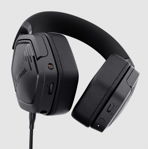 Headset Gaming Sem Fios Trust GXT 493PS Carus para PS5 – Preto (25746)
