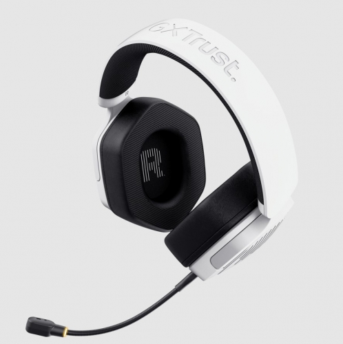 Headset Gaming Sem Fios Trust GXT 493PS Carus para PS5 – Branco (25747)