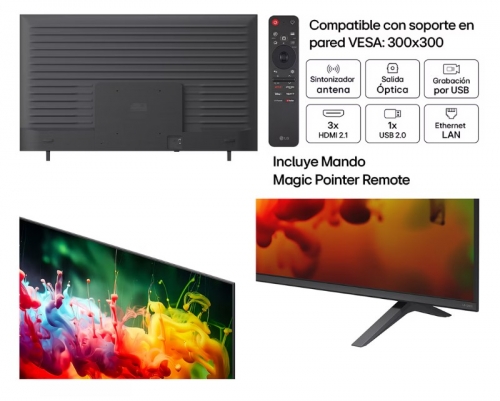 TV LG 75QNED72B6A – 75" QNED 4K Smart TV | webOS 25 | HDR10 | AI α7 Gen8