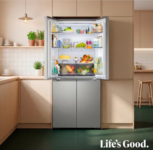 Frigorífico Combinado SIDE BY SIDE LG GMBS30SEPY Multi Door 580 L – No Frost, Inox, Wi-Fi ThinQ,