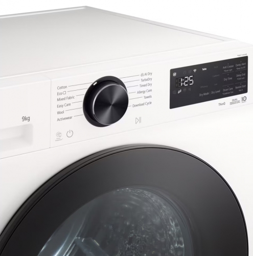 Máquina de Secar Roupa LG RHX5009TWB - 9 kg com Bomba de Calor Wi-Fi