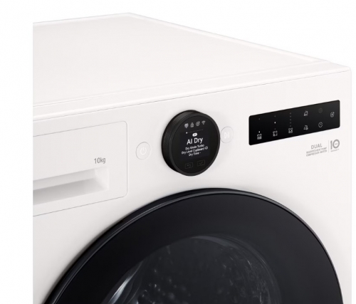 Máquina de Secar Roupa LG RHX7010TWB – 10 kg, Bomba de Calor DUAL Inverter, AI Dry, Wi-Fi, TurboDry, 