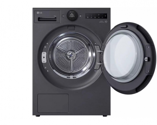 Máquina de Secar Roupa LG RHX7010TBB – 10 kg, Bomba de Calor Dual Inverter, Classe C, Wi-Fi, Preto Mate