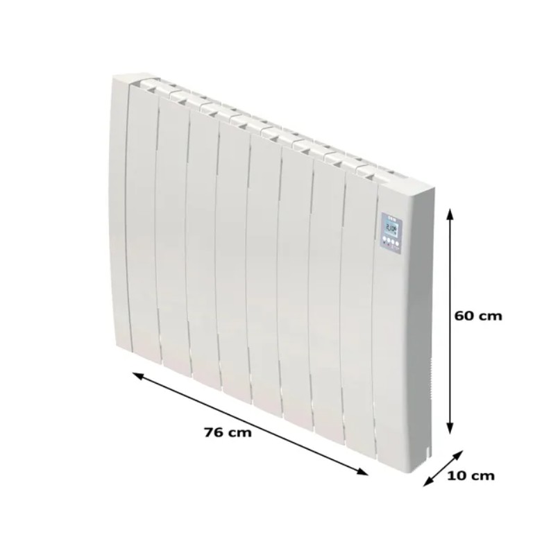 Aquecedor HJM TAYN-F 1200 W Wi-Fi Direct - Emissor Térmico de Fluido Branco