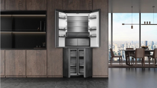 Frigorífico Combinado Americano TEKA RMF 87870 SLN SG, 514 L, Stone Grey