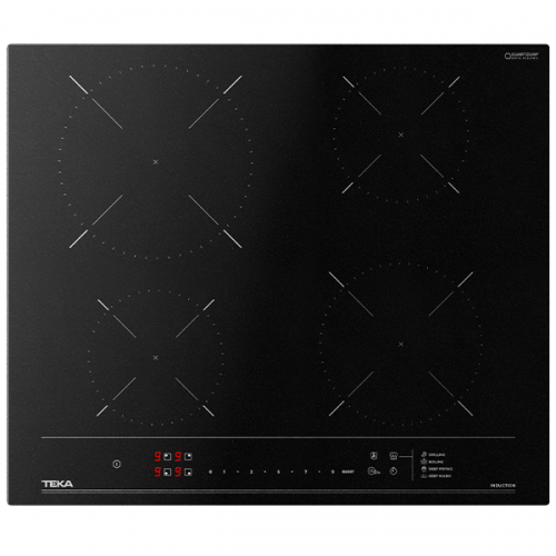 Placa de Indução Teka IBC 64215 FST BM – 60 cm – 4 Zonas – 7200 W – Touch SingleSlider – Preto Mate