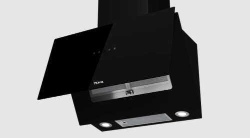 Exaustor TEKA DVM 77370 TOS BK - Decorativo de Parede 70 cm, Preto, A++