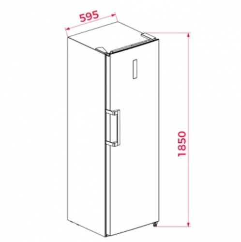 Frigorífico TEKA RSL 75650 SS, 1 Porta, Total No Frost, 362 L, Inox