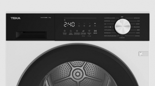 Máquina de secar roupa Teka 9 kg, bomba de calor, 15 programas, classe C – D 209C W SP