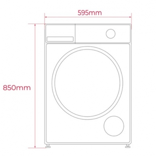 Máquina de secar roupa Teka 9 kg, bomba de calor, 15 programas, classe C – D 209C W SP