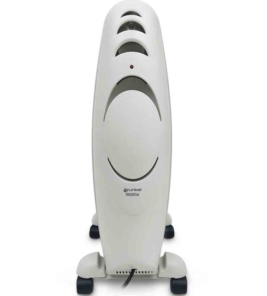 Radiador GRUNKEL RAC-7EFIHEAT - elétrico a óleo com 7 elementos de aquecimento, 1500 W, 3 níveis de potência