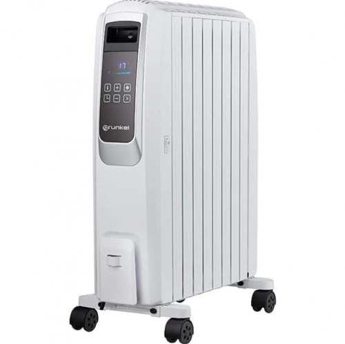 Radiador GRUNKEL RAC8PIROSD - elétrico a óleo, 2000 W, 8 elementos de aquecimento, portátil, com termóstato regulável
